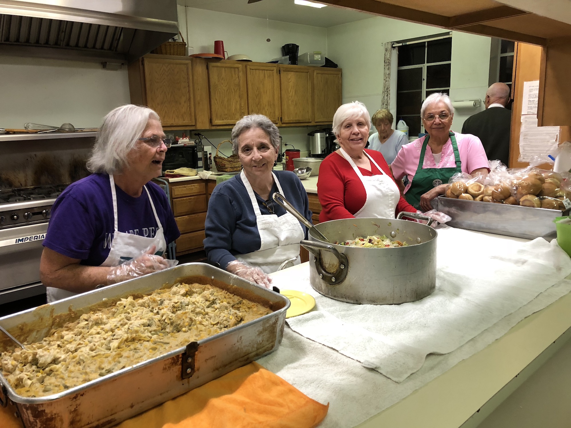 Food line at St Clare.JPG