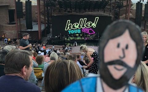 Attending the Lionel Richie concert at Red Rocks