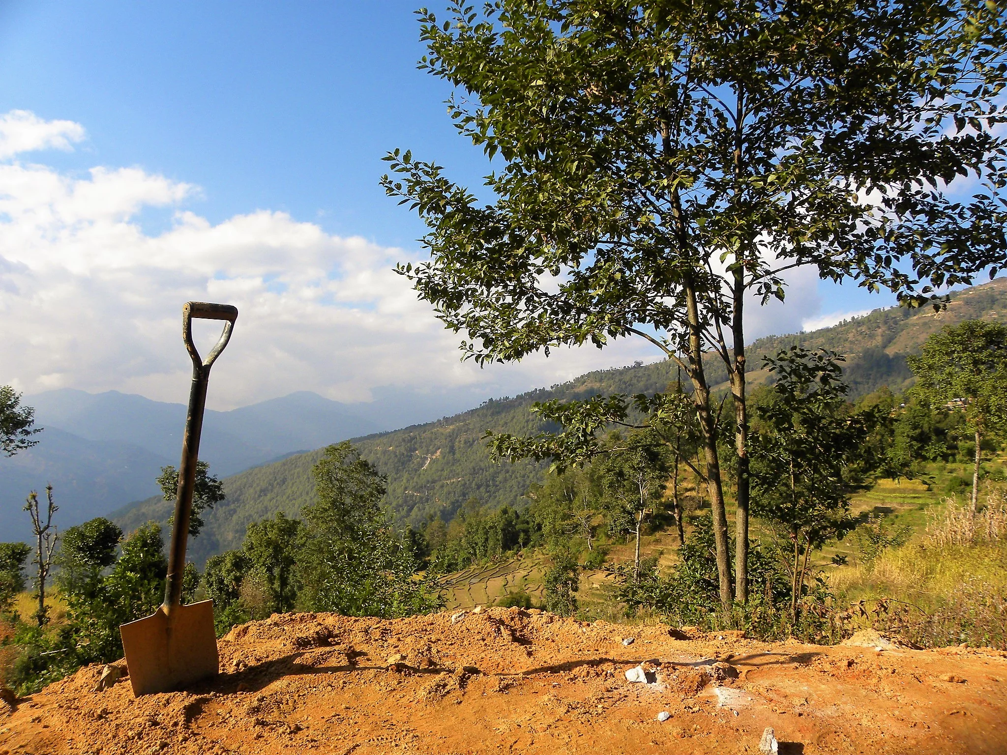 View from the site of the Women's Microfinance Co-op