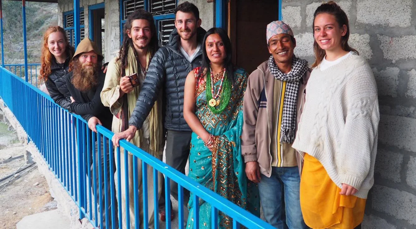 A huge thank you to our agriculture team and Mandu Tapa (third from the left). 