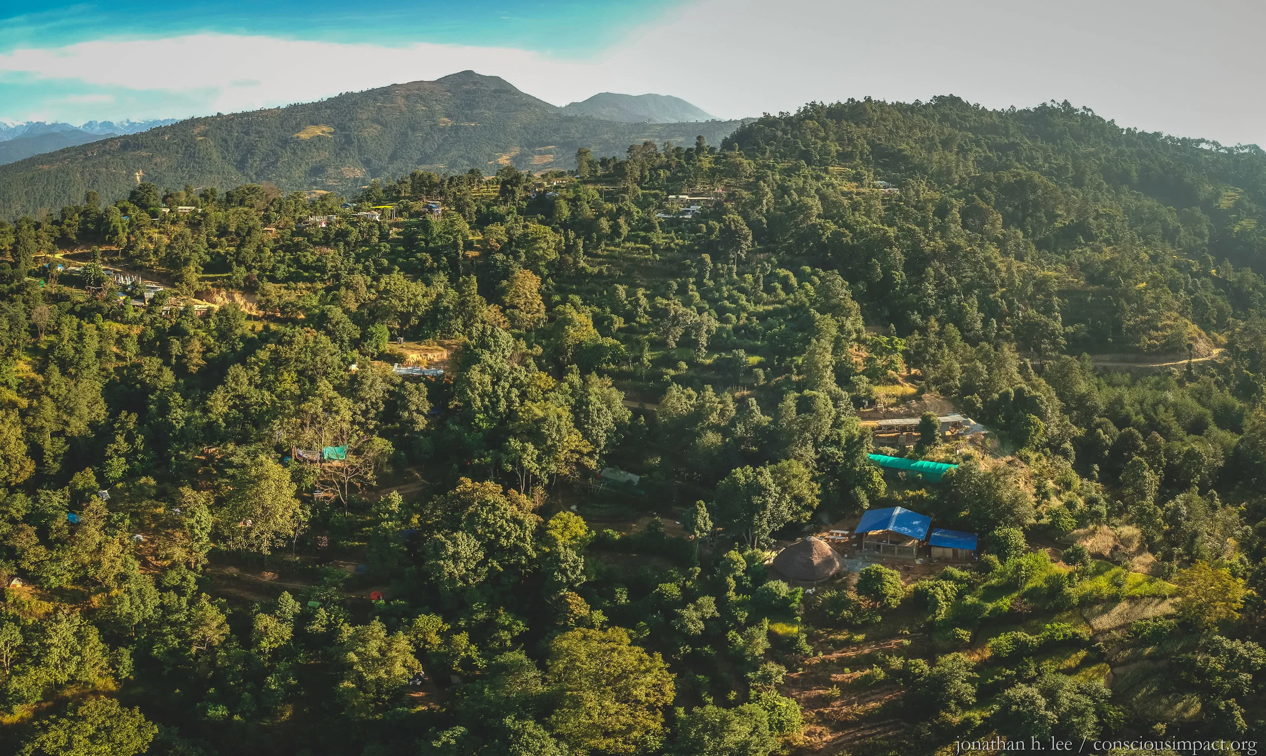 Our home in the Himalayas. Photo by Jonathan H. Lee