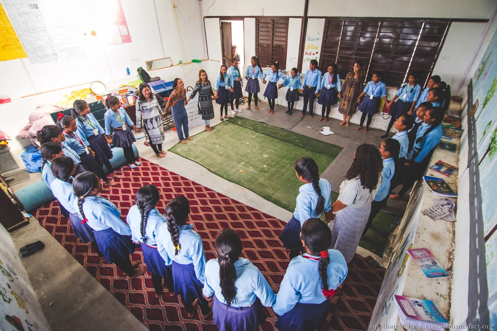 Girls Empowerment class in Nawlpur, Nepal. Photo by Jonathan H. Lee