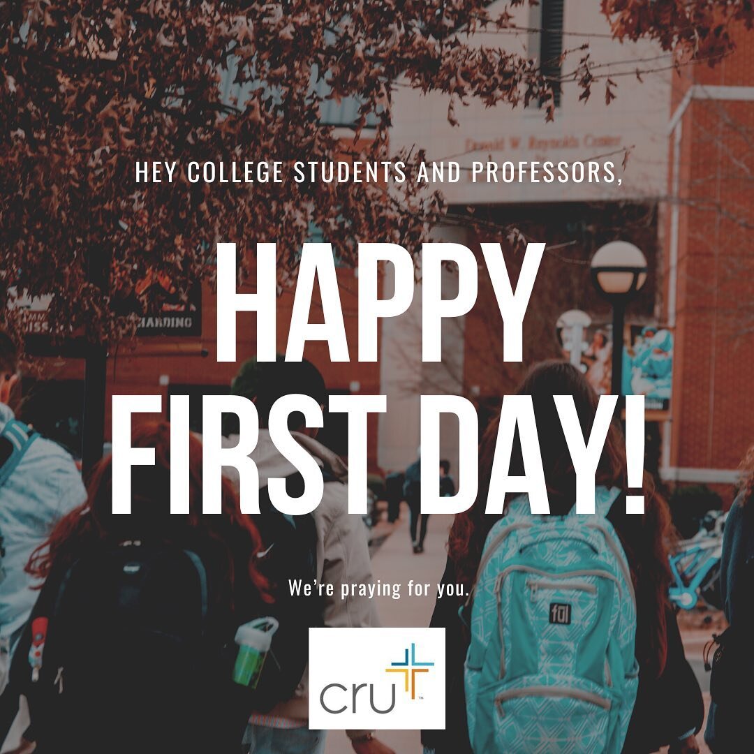 Welcome first timers, welcome back returners, and welcome professors! We in Southern MO Cru are praying for you. 💛 

#otc #pittstate #drury #msu