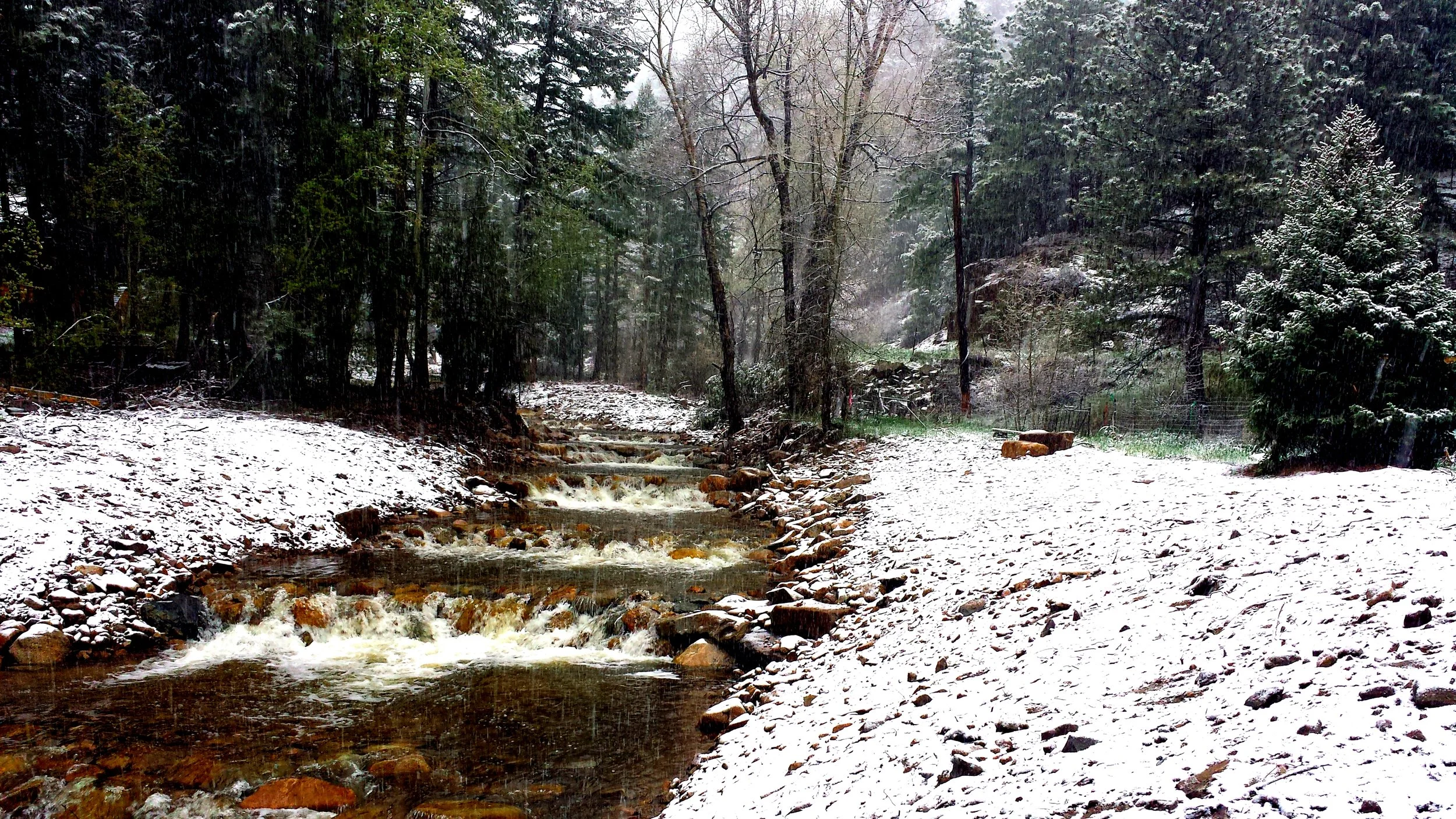 Post Construction Little James Creek 2013 Flood