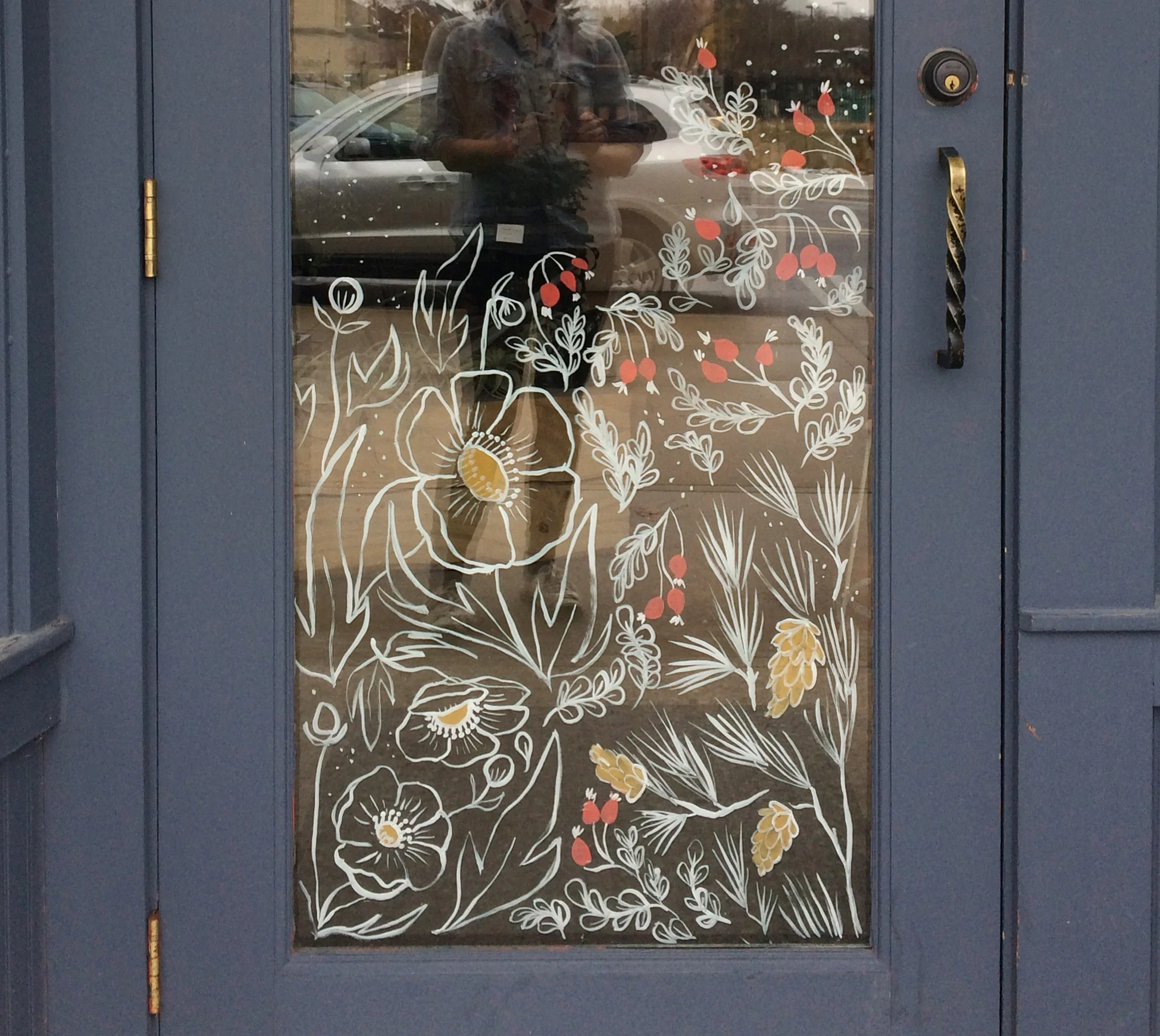 Darling Botanical Winter Window — Brianne Farley Illustration