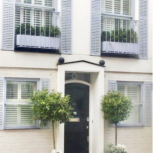 An alternative to curtains are shutters
