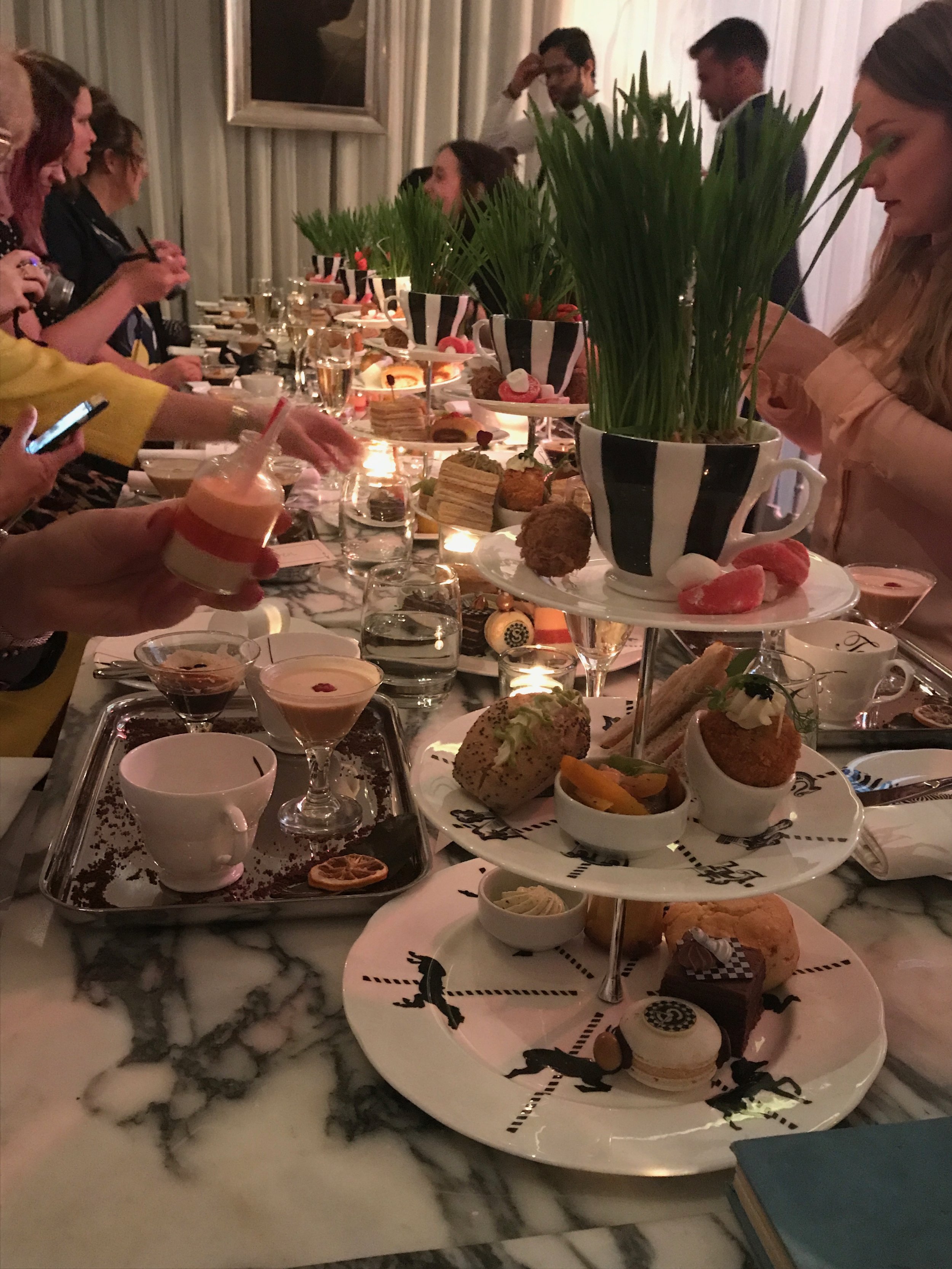 Amara Tea Party at The Sanderson Hotel in London with bloggers - Camilla Pearl
