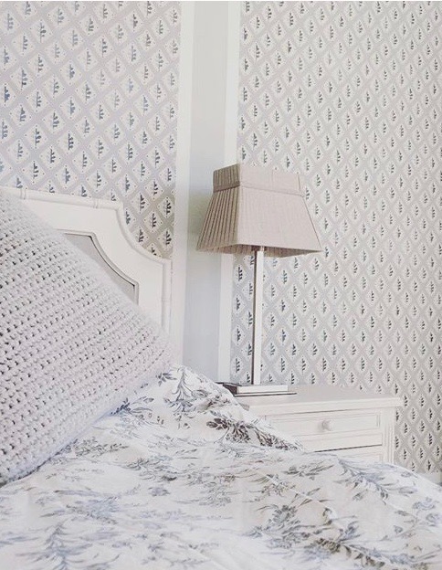 Camilla Pearl bedroom before adding in pops of colour. 
