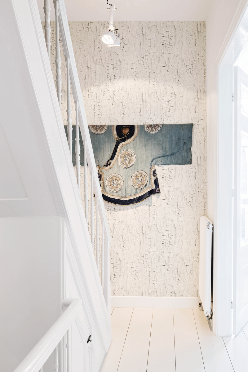 Image by Textura. Adding in textured neutral wall coverings to your decor for added depth and rich detail. 