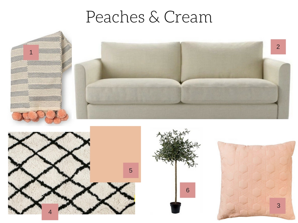 Peach decor ideas and inspiration