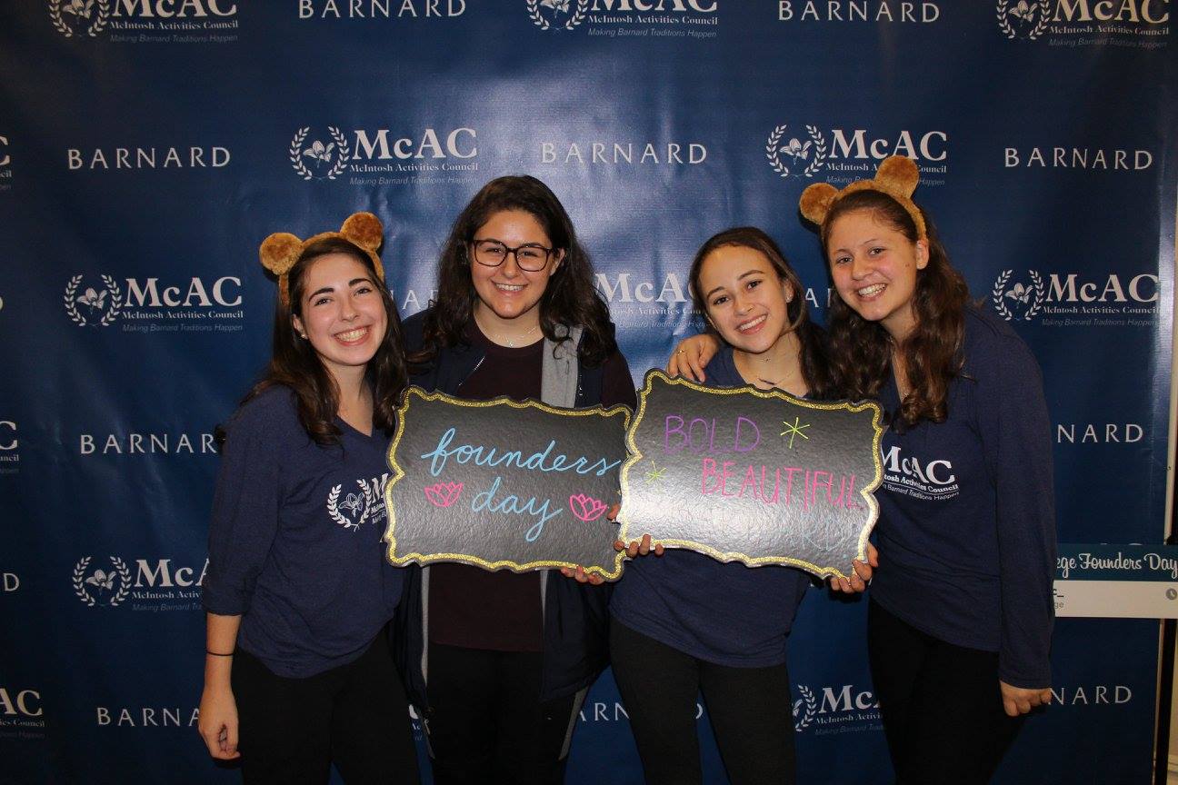 My friends at I at Barnard's Founders Day celebration! 
