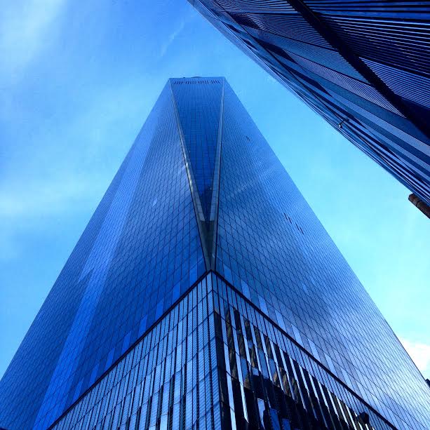 My friends and I went to see 1 World Trade Center and I snapped this view from below!