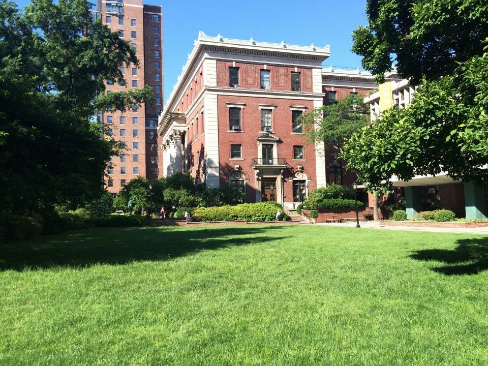 Barnard in the summer of 2015 (we no longer have the magnolia tree or the library on the left, sadly. #RIPMaggie)