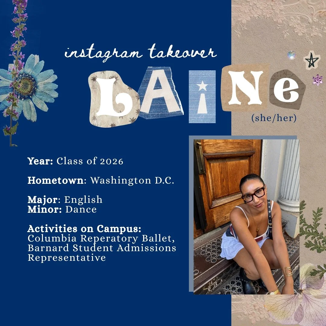 A proud student from our nation&rsquo;s capital, Laine is a current senior returning home from abroad and re-exploring every aspect of the Barnard experience during her last year on campus! Tune in this Wednesday to hear about Laine&rsquo;s time abro