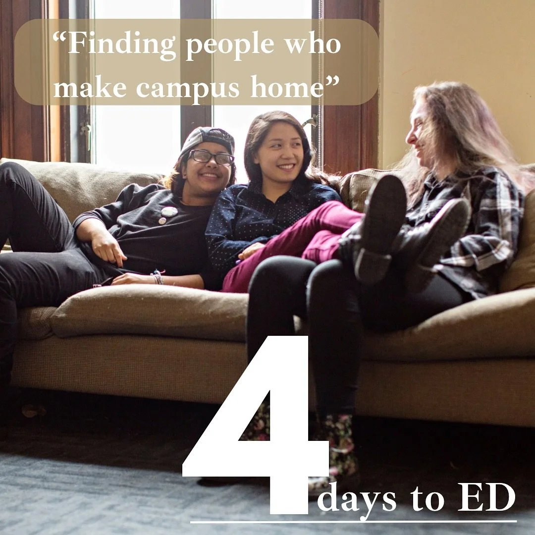 How do you hope to cultivate community once you arrive in college?