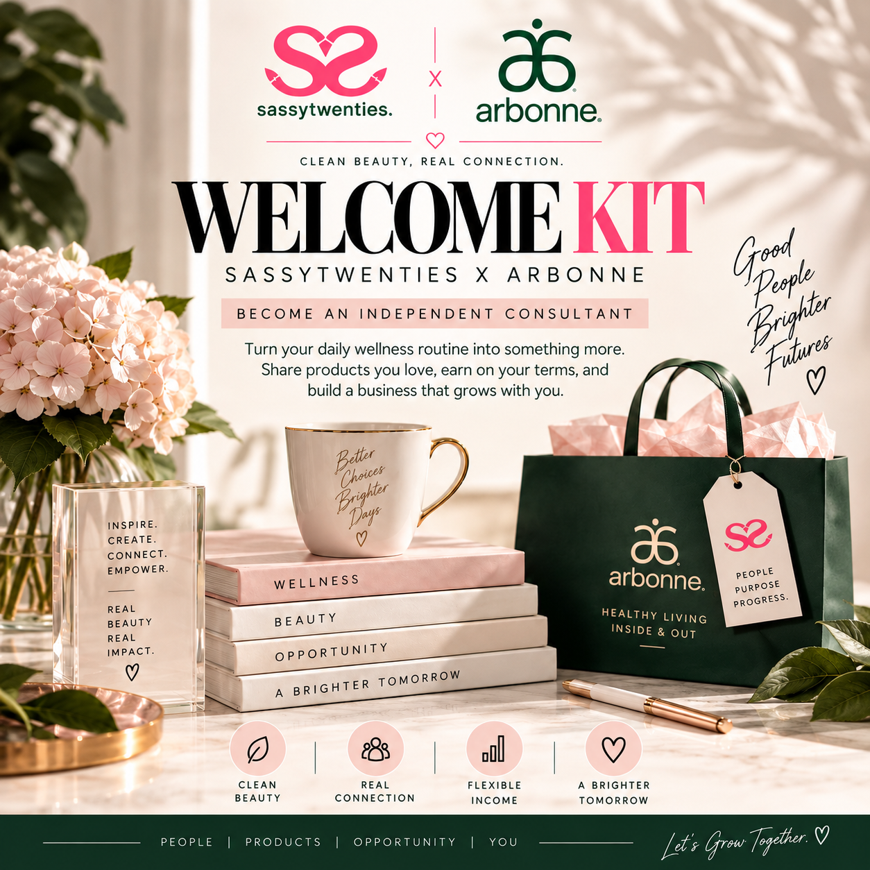 SassyTwenties® × Arbonne Startup Kickstarter