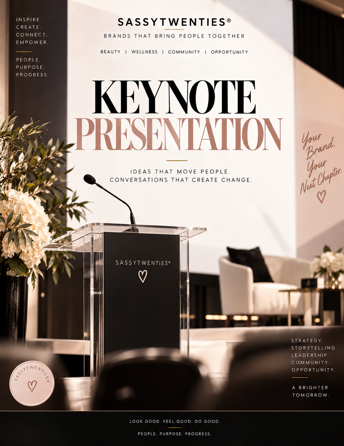 Custom Keynote Presentation Design / Speaker & Event Presentation Deck
