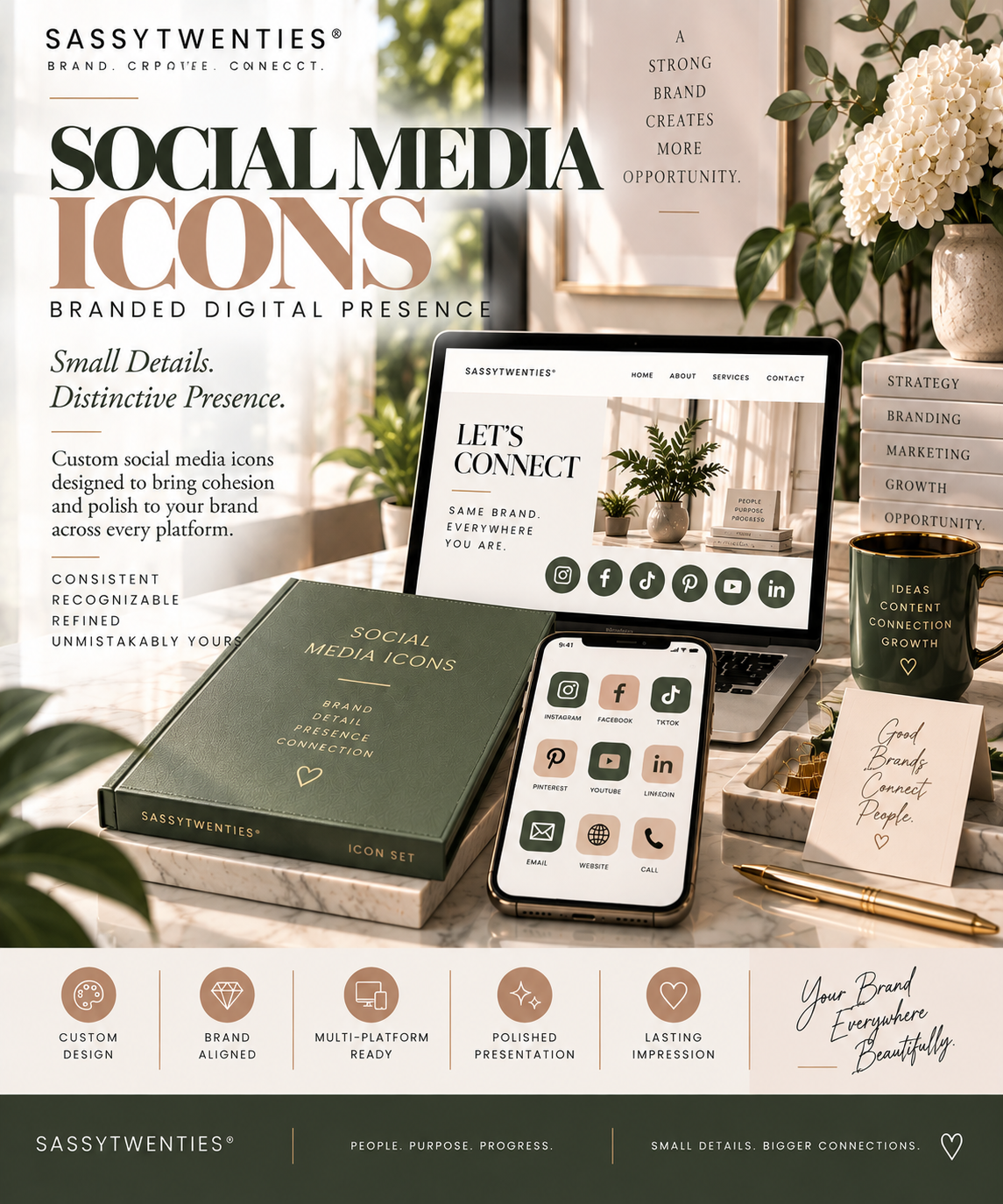 SassyTwenties® Social Media Icons