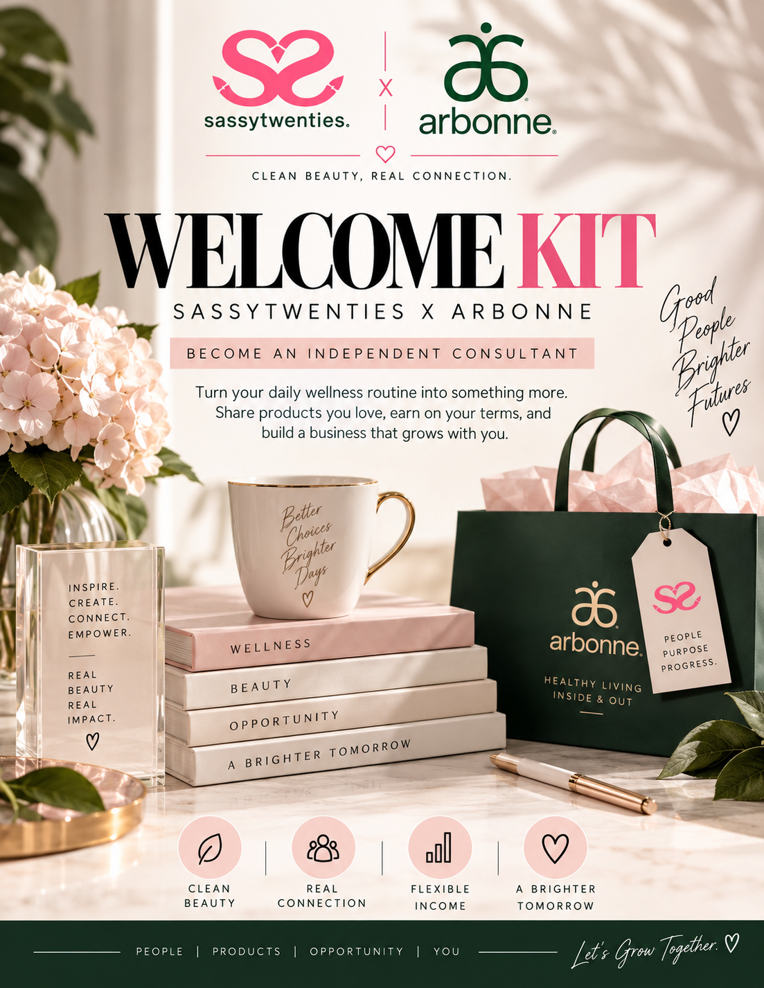 SassyTwenties® × Arbonne Startup Kickstarter