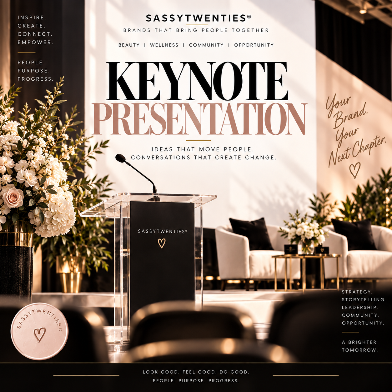 Custom Keynote Presentation Design / Speaker & Event Presentation Deck