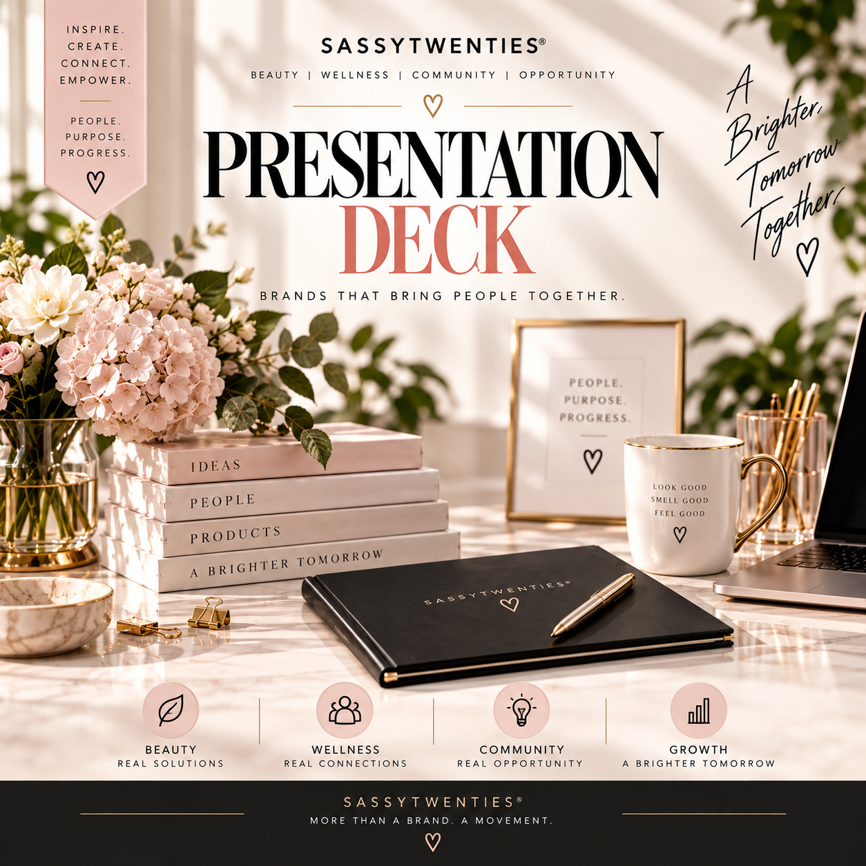 Custom Presentation Deck Design / Branded Pitch & Business Presentation