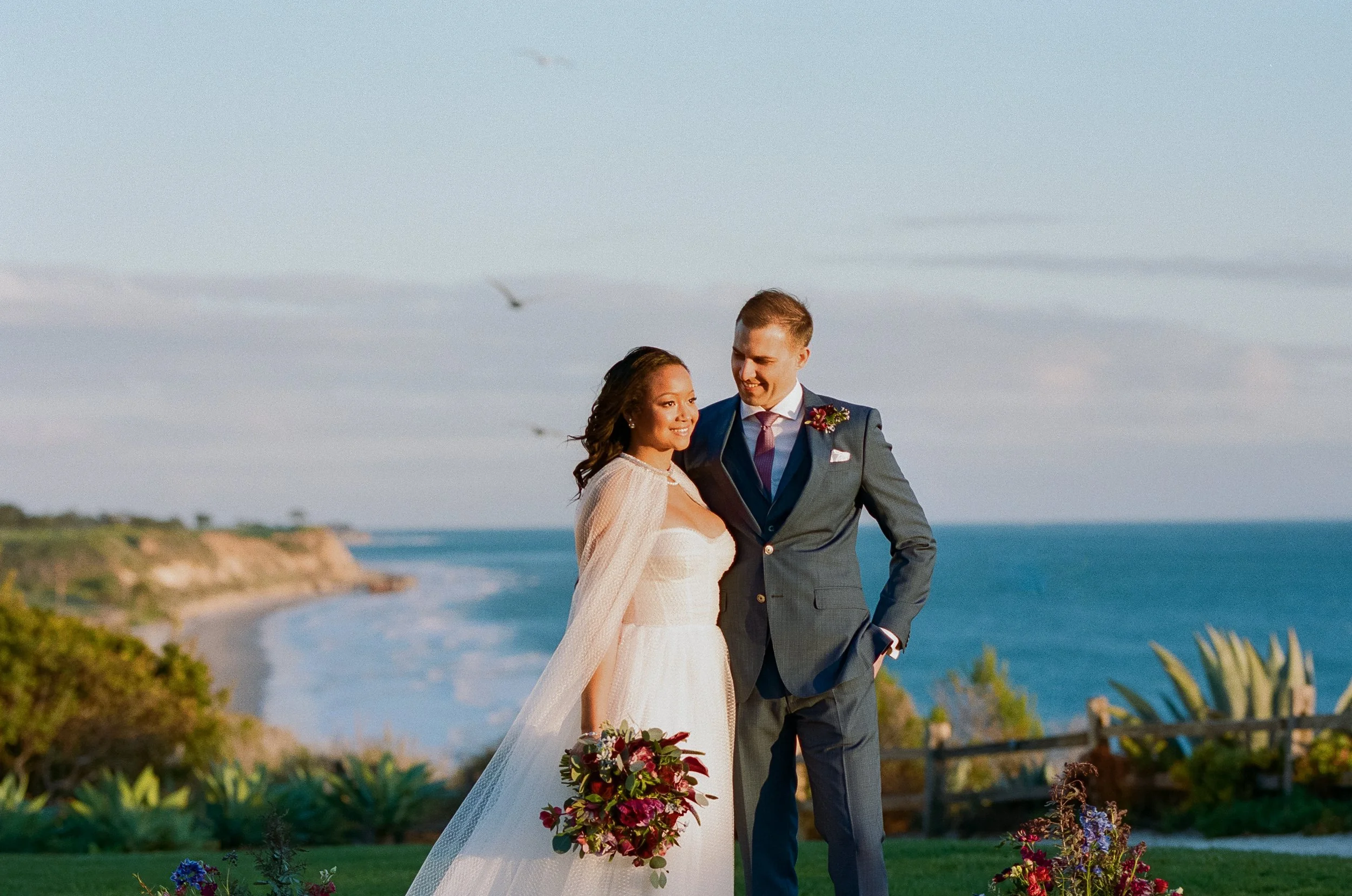 Dana &amp; Andrew's Bluffs Elopement at Ritz-Carlton Bacara