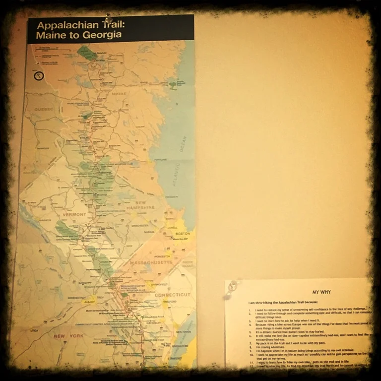 MY APPALACHIAN TRAIL VISION BOARD