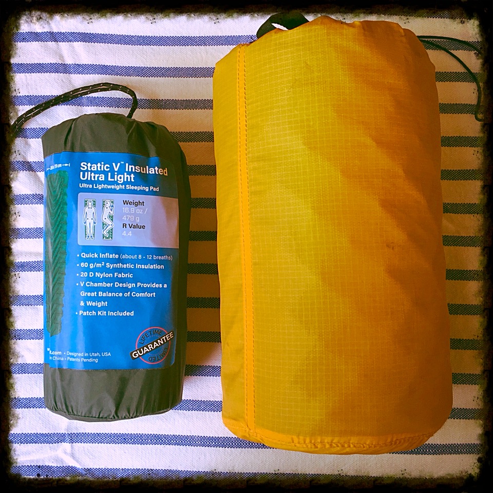 Gear Review Klymit Static V Insulated Ultra Light Pad Ruby Throat Journal Gear Review Klymit Static V Insulated Ultra Light Pad Ruby Throat Journal