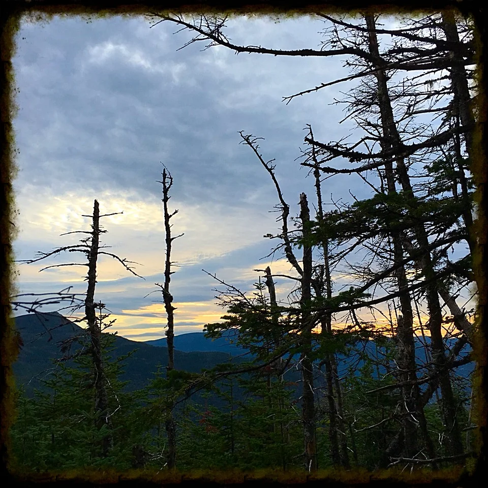 Sunrise below Mt. Lafayette.