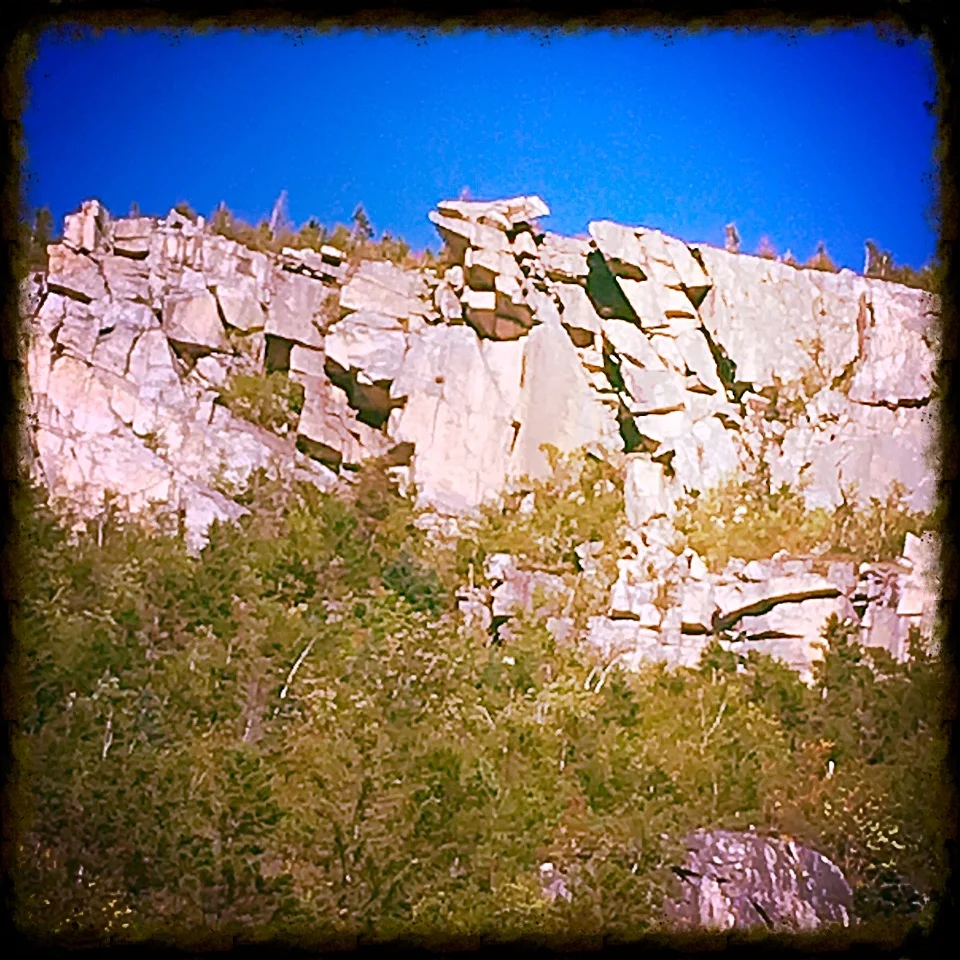 Whitewall Mountain...keep your rocks to yourself tonight!