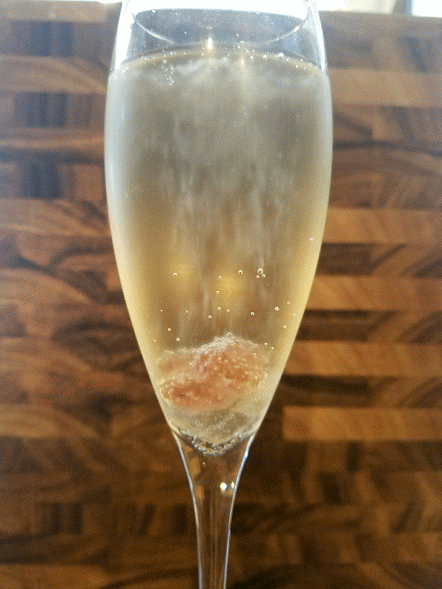 Our Champagne and Rose gummy bears make great ice cubes that don't water down your bubbly! Purchase a pack for $7.95 here