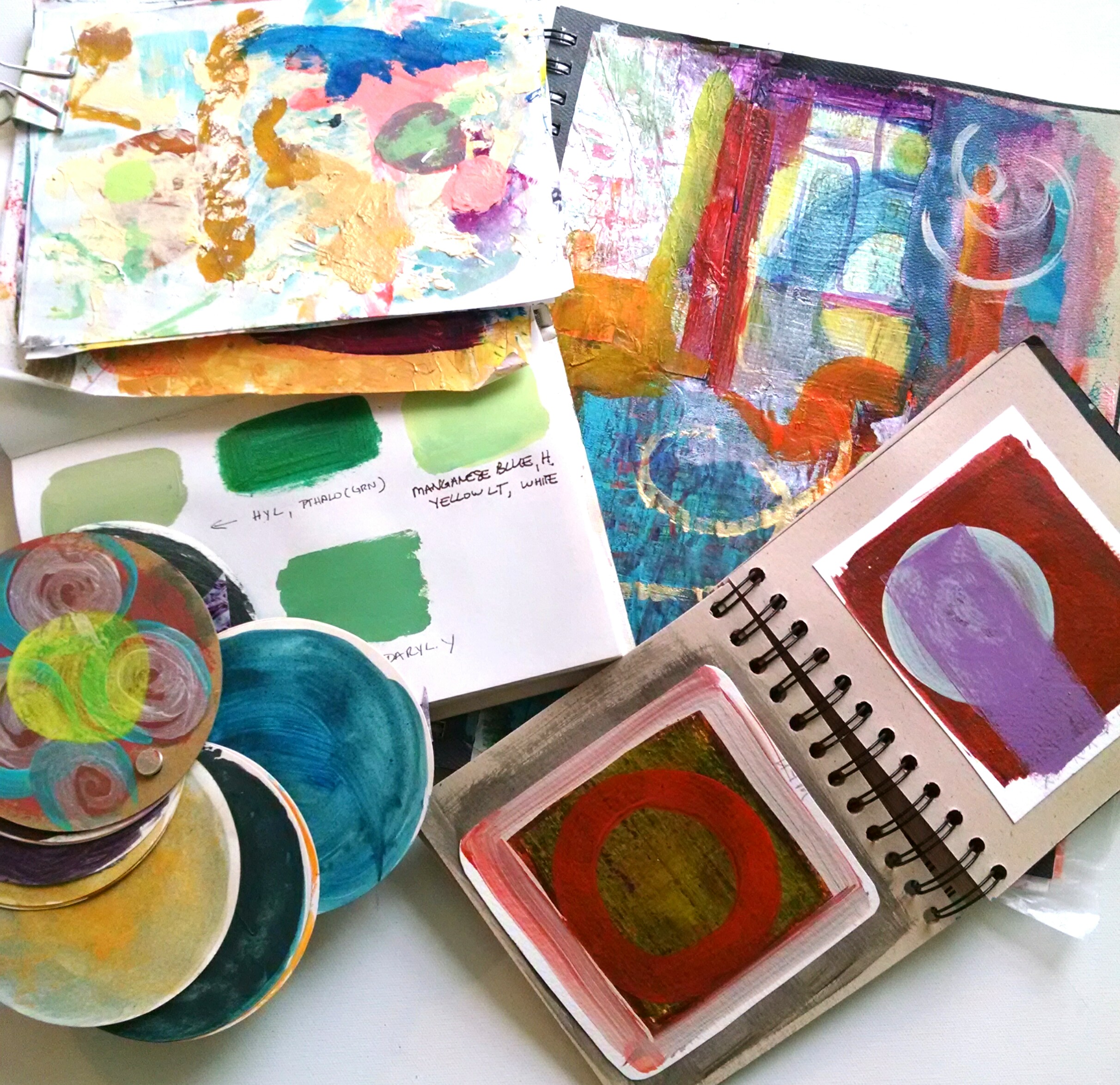 ©Christine Sauer , several journals from my collection