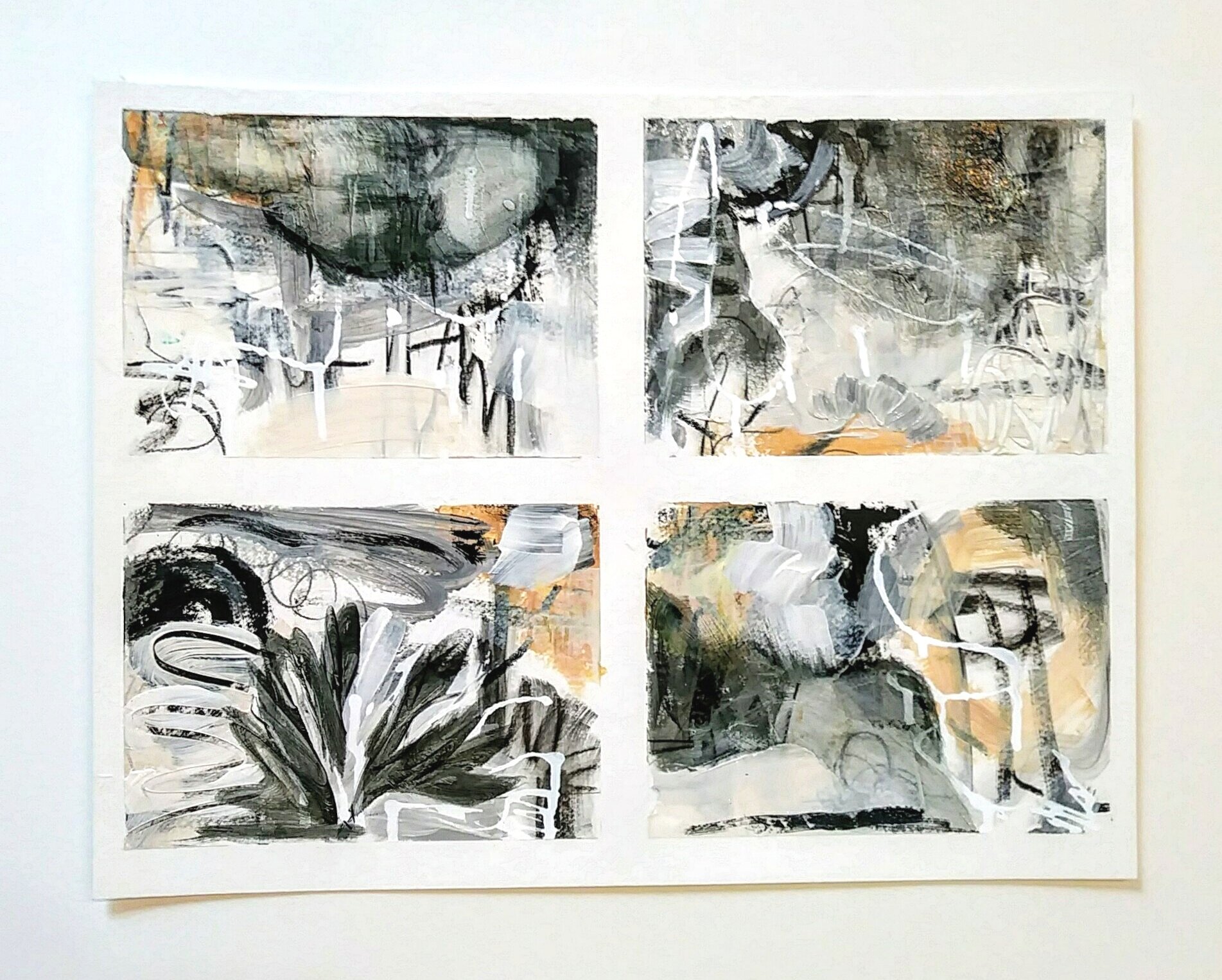 Christine Sauer, Workshop example demonstrating the use of chromatic white.