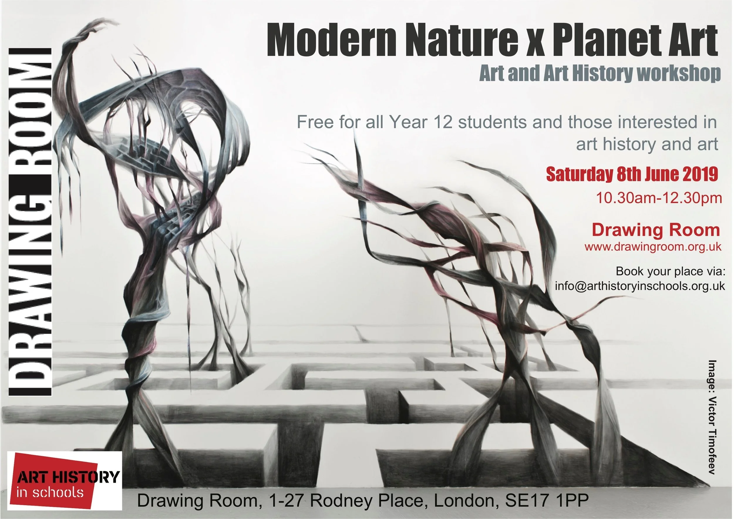 2019: AHiS with Drawing Room: Modern Nature X Planet Art. L6 Art History &amp; Art workshop