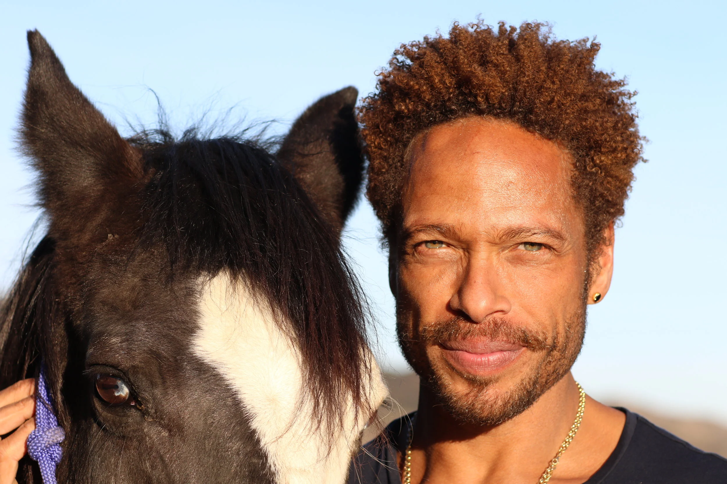 Gary Dourdan and Blue