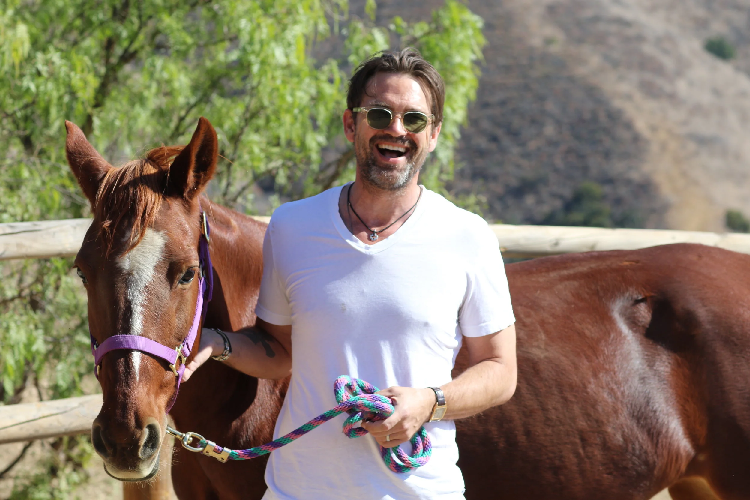 Dougray Scott with Dani California