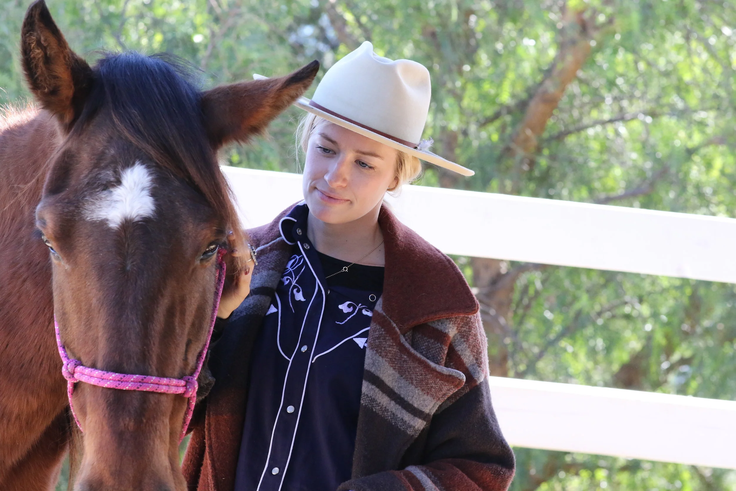 Beth Behrs with Louisa