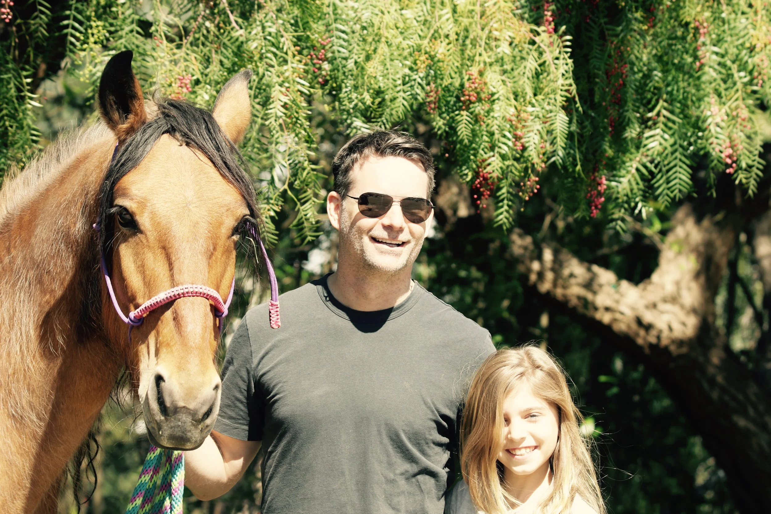 NASCAR driver Jeff Gordon with Anselm