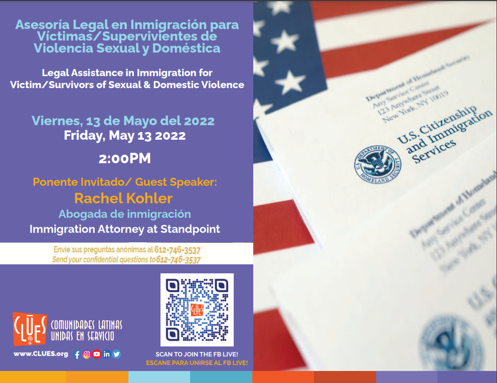Legal Assistance in Immigration for Victim/Survivors of Sexual &amp; Domestic Violence