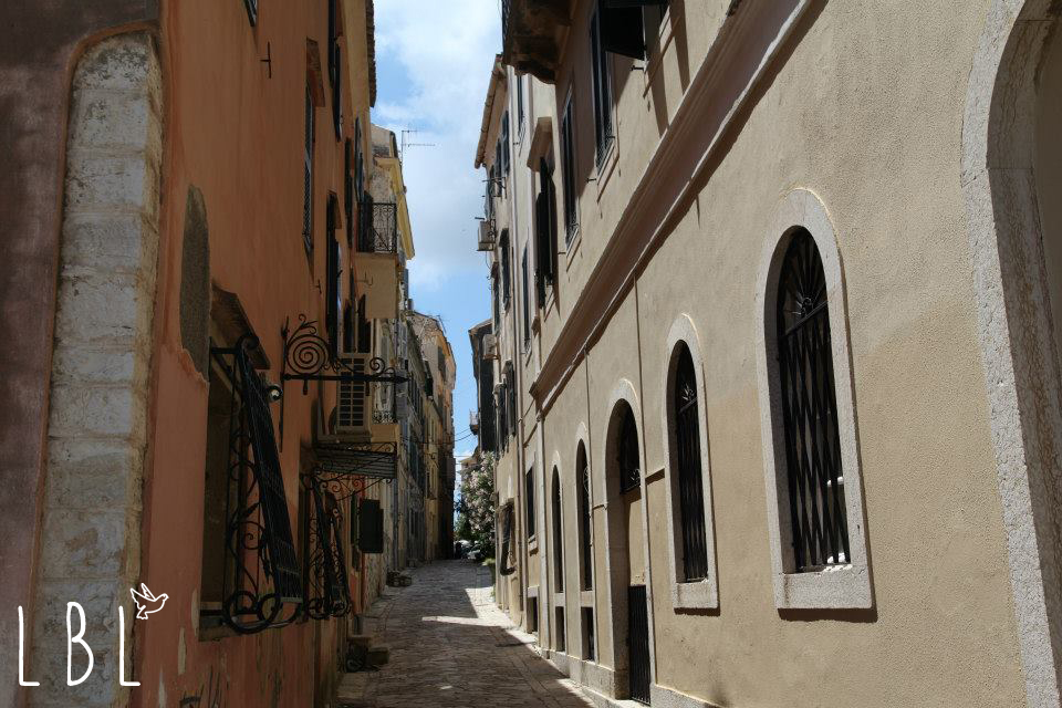 Those lovely alleys in Corfu