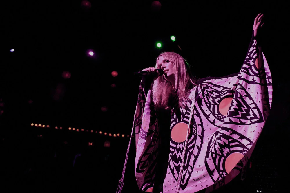 Oh Land performing in Christian Joy