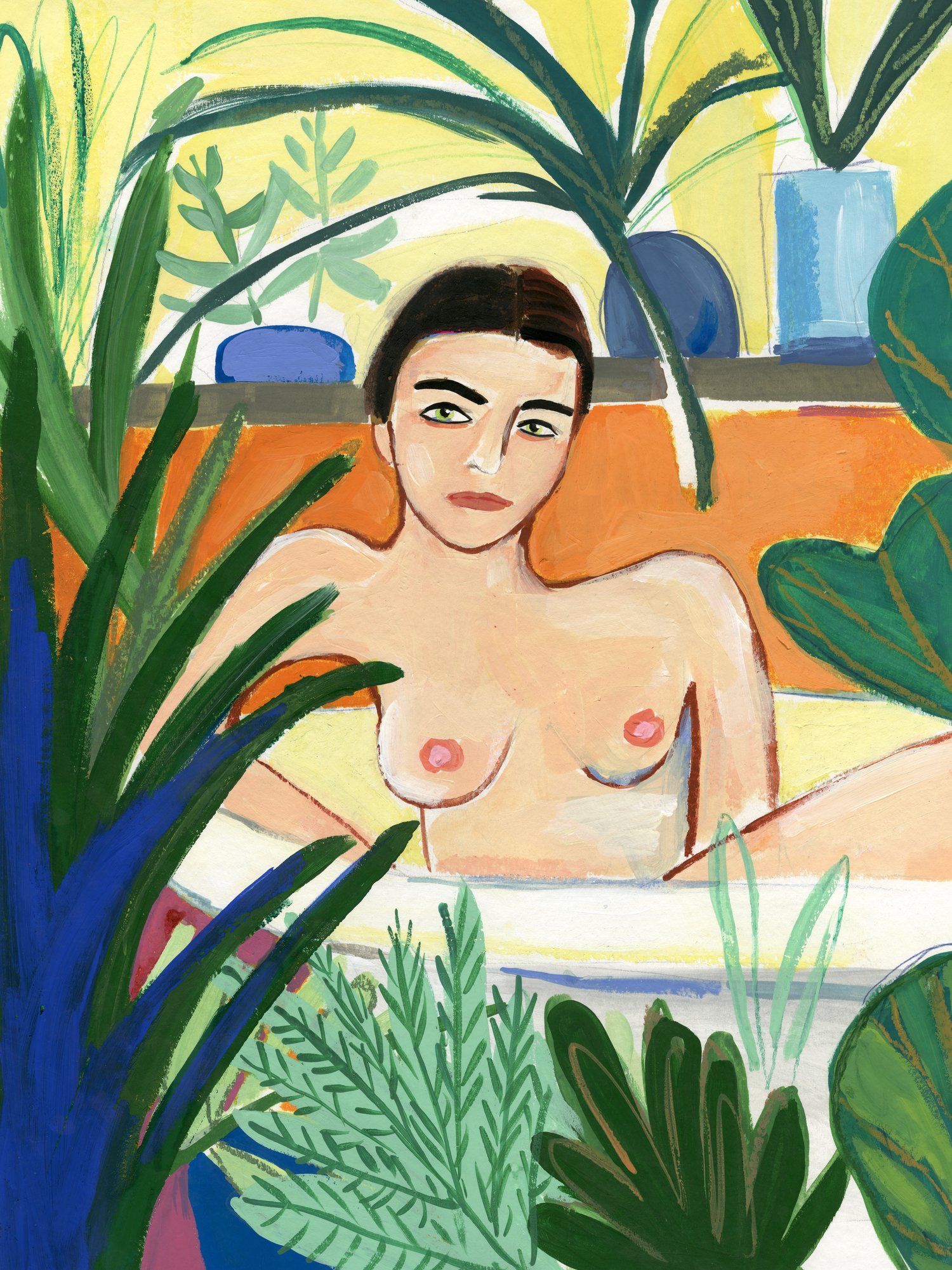 Woman Bathing