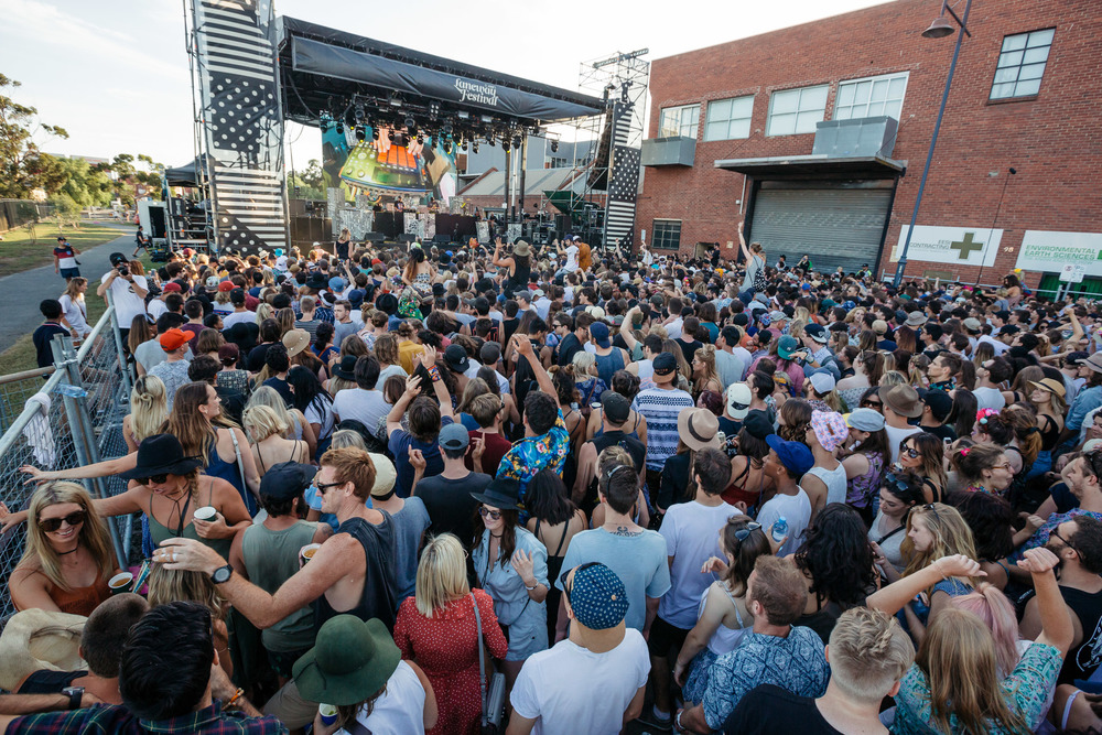 The Very West Stage - Melbourne Laneway Festival 2016