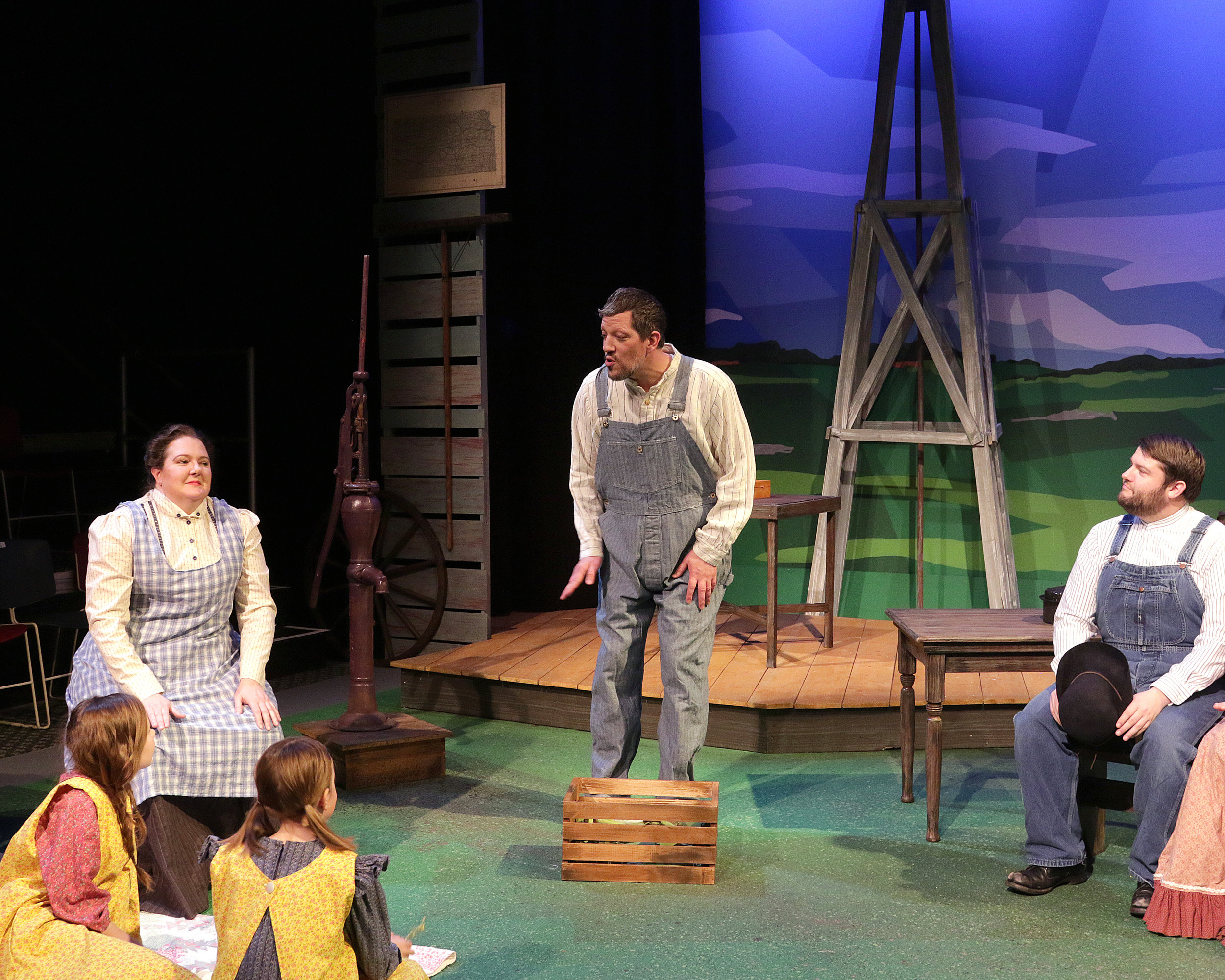 Sarah, Plain and Tall by Joseph Robinette Kate Goldman Children's Theater at the Des Moines Playhouse (Allison McGuire, Director; Kevin Shelby, Scenic Designer; Susanna Douthit, Costume Designer; Virgil Kleinhesselink, Lighting Designer)