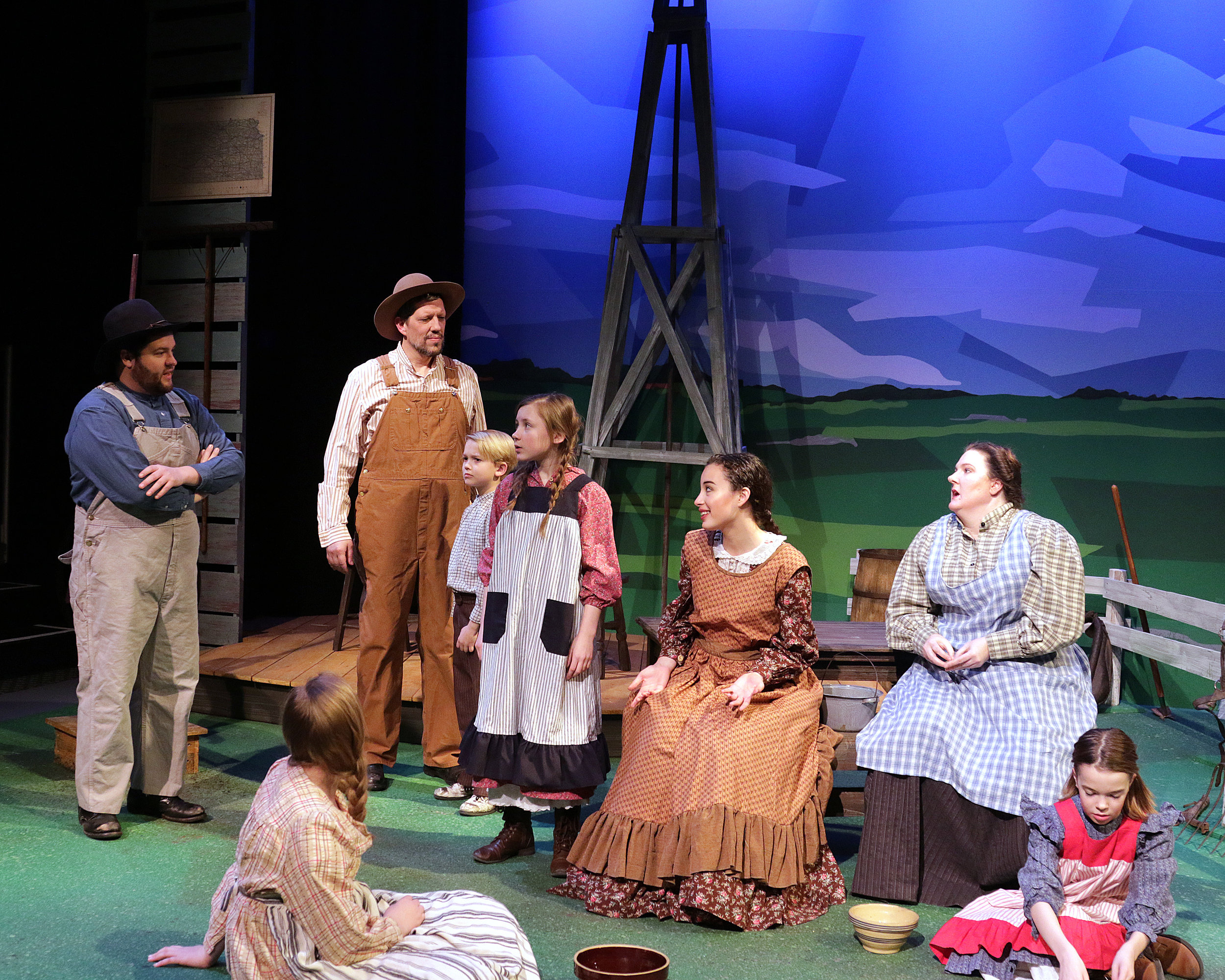 Sarah, Plain and Tall by Joseph Robinette Kate Goldman Children's Theater at the Des Moines Playhouse (Allison McGuire, Director; Kevin Shelby, Scenic Designer; Susanna Douthit, Costume Designer; Virgil Kleinhesselink, Lighting Designer)