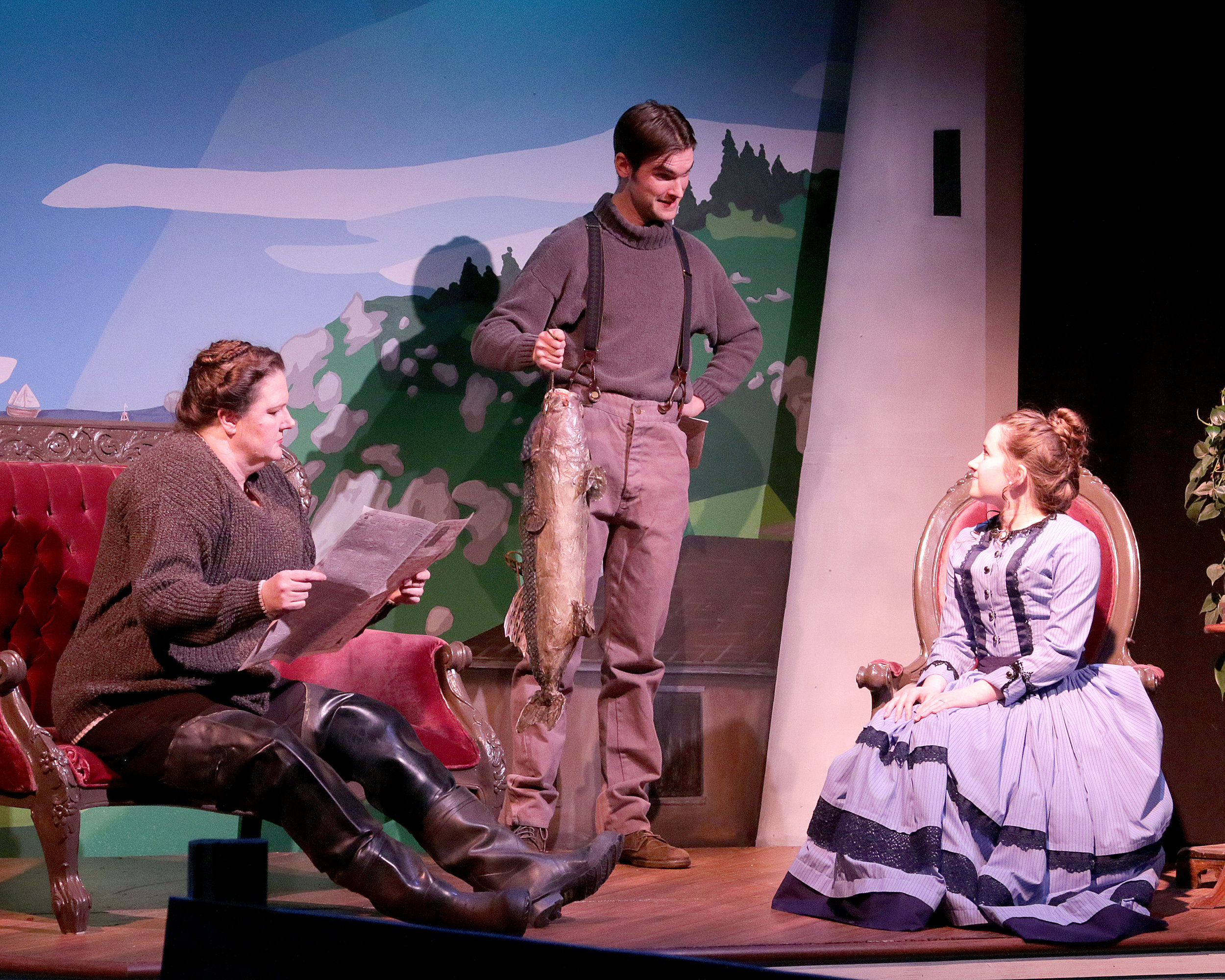 Sarah, Plain and Tall by Joseph Robinette Kate Goldman Children's Theater at the Des Moines Playhouse (Allison McGuire, Director; Kevin Shelby, Scenic Designer; Susanna Douthit, Costume Designer; Virgil Kleinhesselink, Lighting Designer)