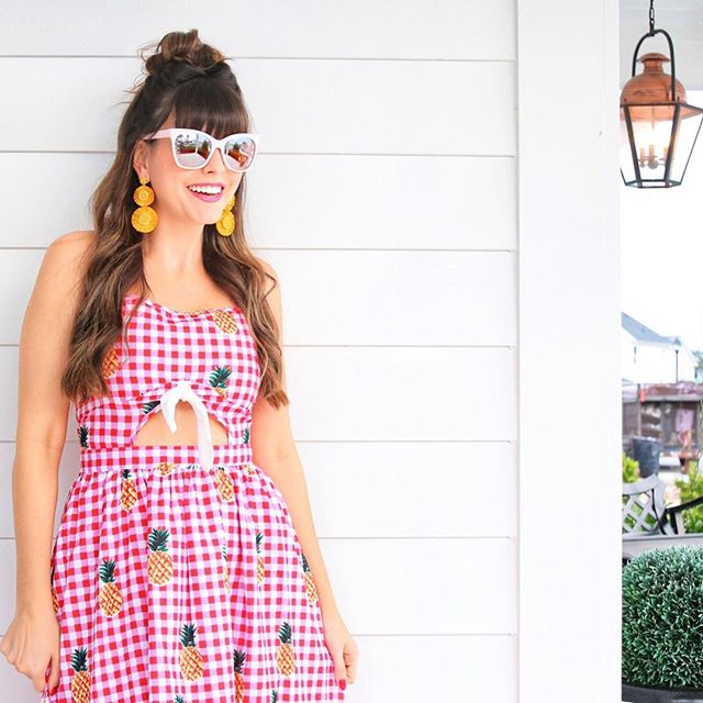 New Baubles!! Lots of questions on these yellow ones from my story so I have linked them here for you! Just head to the LIKEtoKNOW.it app and find me to shop them and I&rsquo;ve shared lots more of my favorite baubles for the Summer there too! @liket