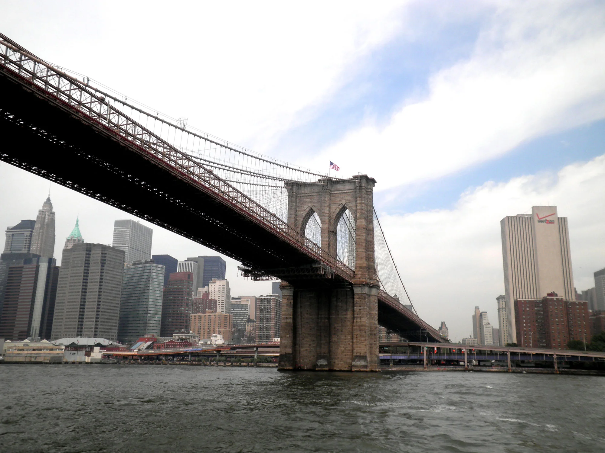 The iconic Brooklyn Bridge, New York City
