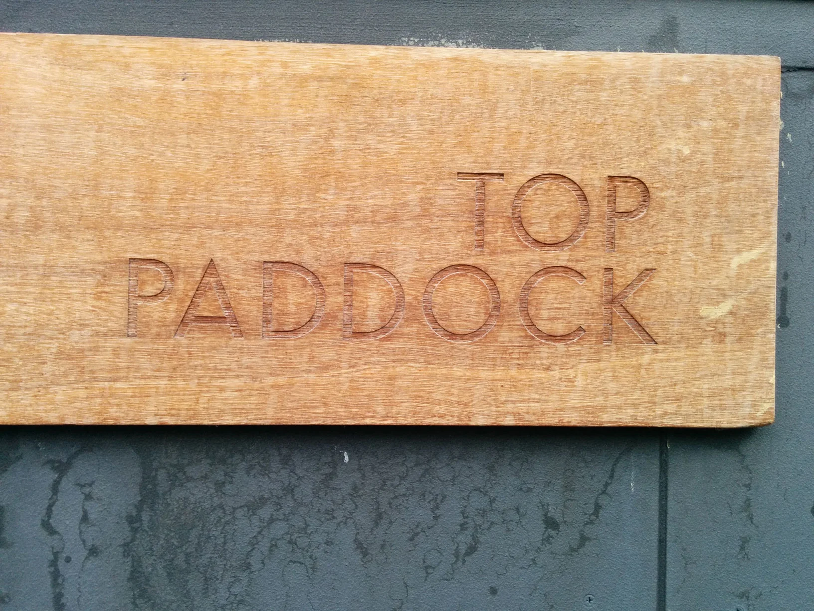The rustic welcome to Melbourne's top breakfast, Top Paddock