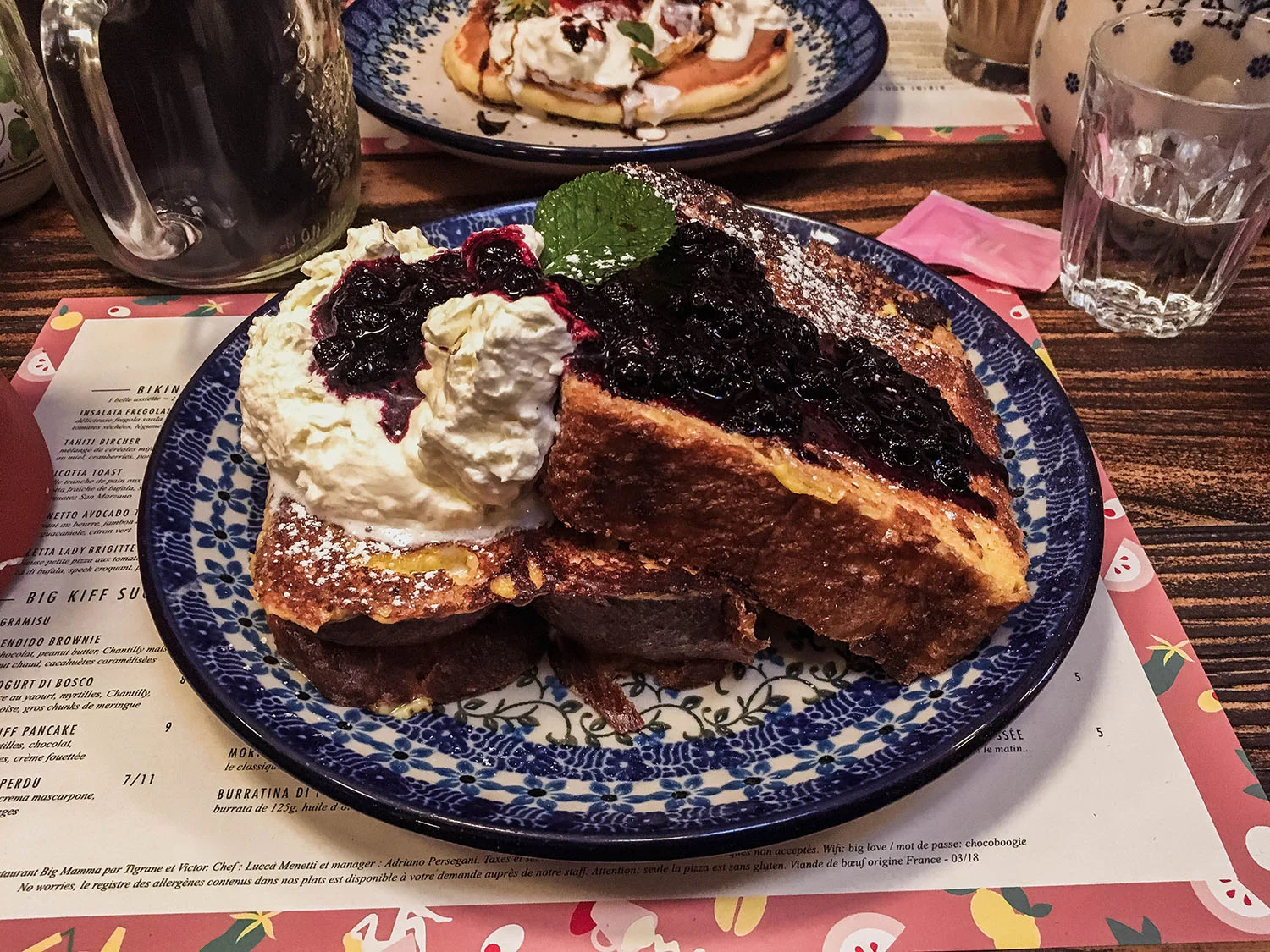 Delicious pain perdu from Big Love Cafe